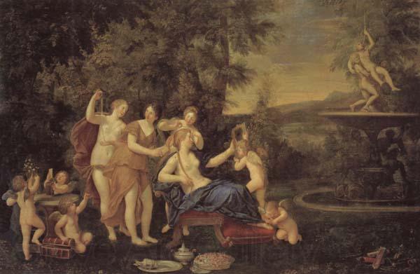 Albani Francesco The Toilett of Venus France oil painting art